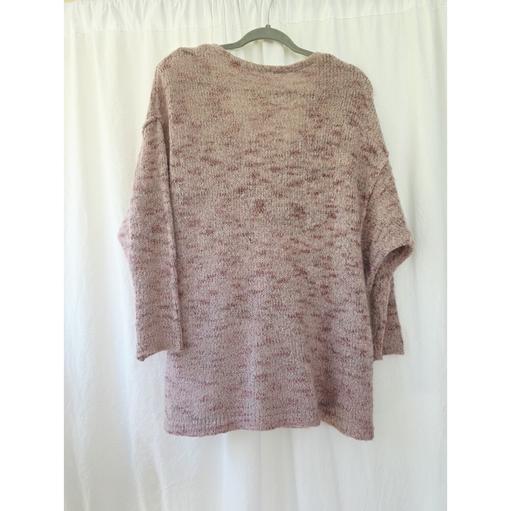 Free People Alpaca Mohair Slouchy V Neck Sweater Size XS Oversized Can Fit XL - Picture 10 of 10